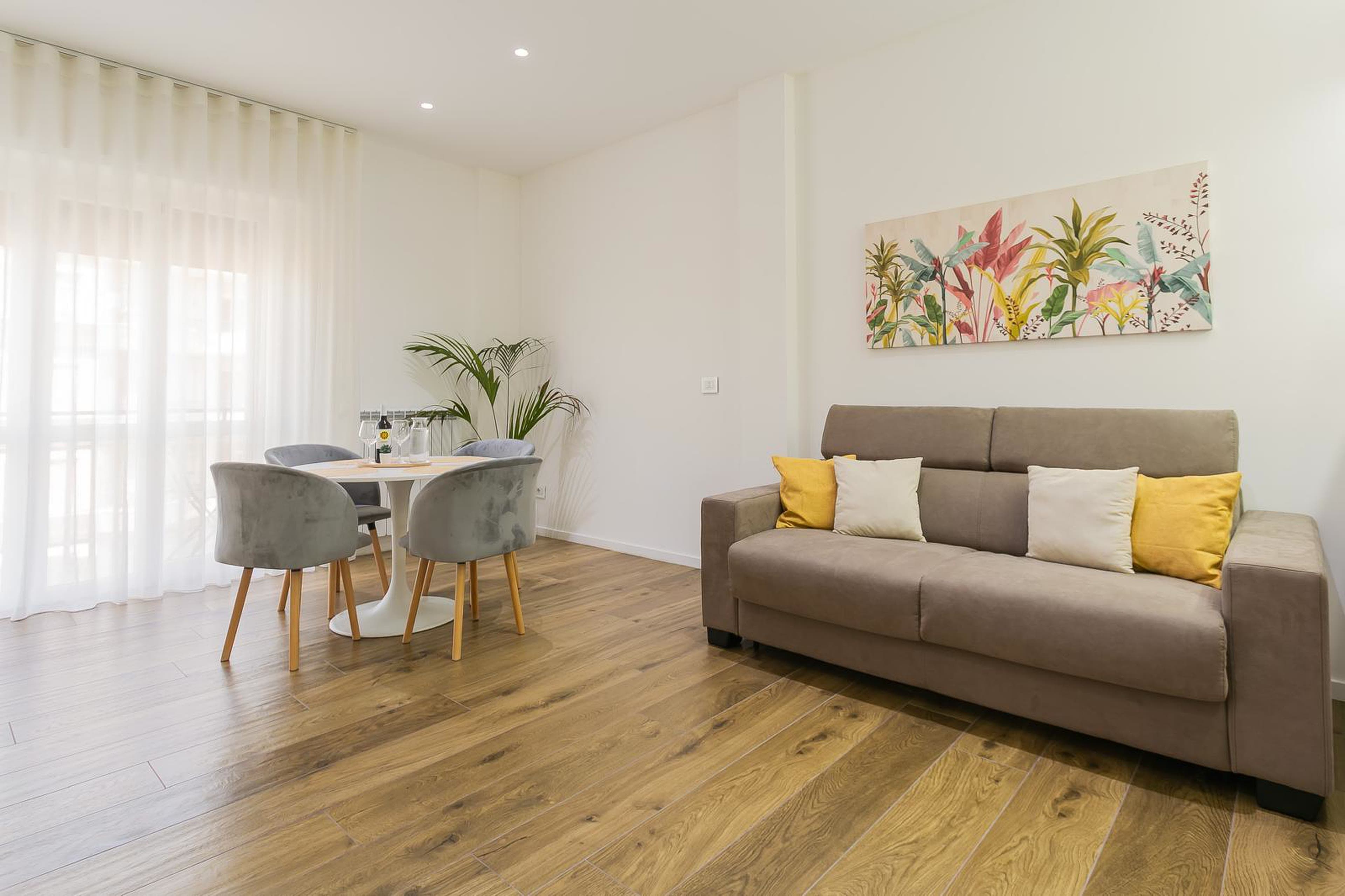 Living e finiture dell'appartamento per ospitalità